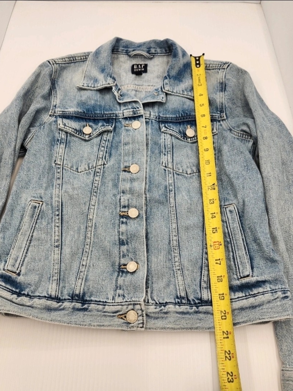 GAP Light Blue Denim Jacket - Women's - Picture 4 of 9